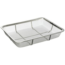 sugiko Stainless Steel Shallow Type Net Bat 15 Sheets 295 X 233 X 43 Parts saa15