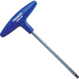 TRUSCO T-shaped Ball Point Hex Key Wrench 0.08 inch (2.0 mm)