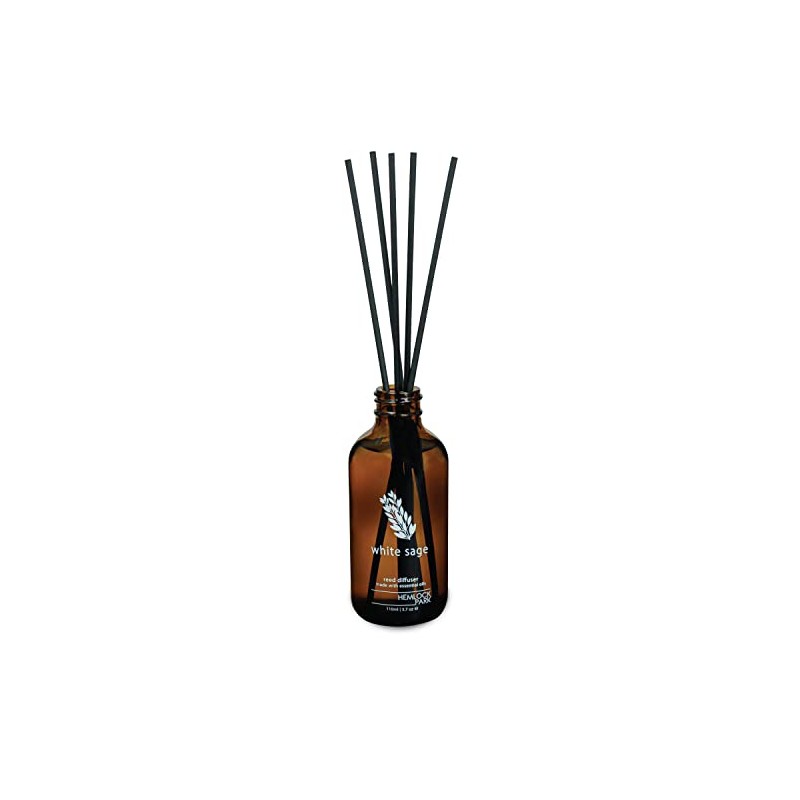 Hemlock Park White Sage Scented Reed Diffuser | Smokeless Candle