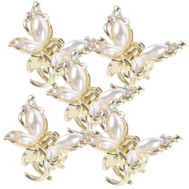 OHPHCALL 5pcs Butterfly Hair Clips for Women Small Non- Hair Accessories for Weddings and Birthdays Lightweight and