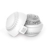 True Zoo Baseball Ice Mold, Silicone Ice Sphere Mold, Novelty