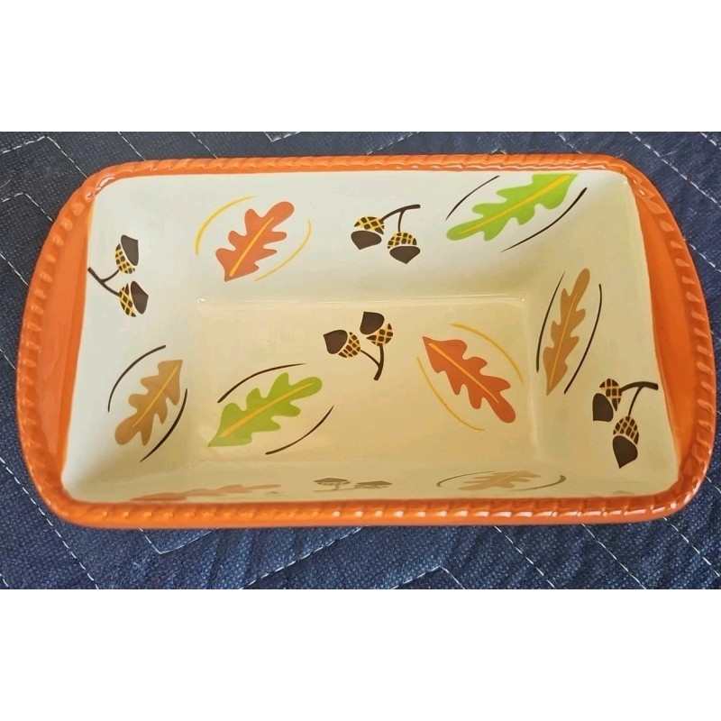 TEMPTATIONS Temp-tations by Tara Bakeware Harvest Mini Loaf Pan 12