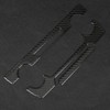 Center Console CD Panel Trim Cover Carbon Fiber Decoration Fit