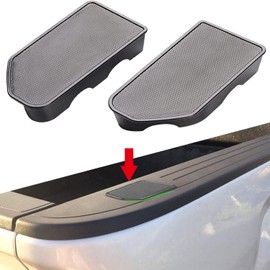 2 Pack Stake Pocket Cover Truck Bed Rail Stake Odd Shaped Hole Plugs Fit for:Chevy Colorado/GMC Canyou 2015-2020,Only fit for The snall Pickups, Truck Bed Rail Stake Pocket Caps Hole Plugs