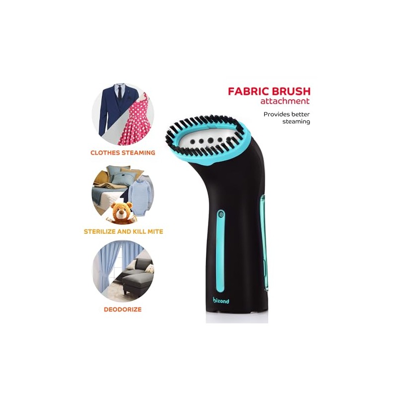 BIZOND Portable Travel Steamer for Clothes – Compact Fabric Wrinkle