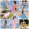 Genovega Oversized Turkish Beach Towels Set - Quick Dry &