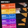 Trampoline Patch Repair Kit - 4.1'' Round Square Patches for