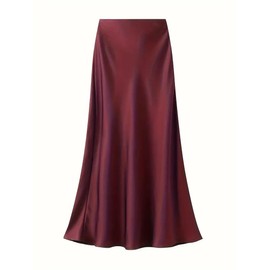 Estationeryhouse Satin Silk Saree Petticoat Solid Inskirt Underskirt Skirt Indian Sari Inner wear (UK, Alpha, One Size, Regular, Regular, Dusty Pink)