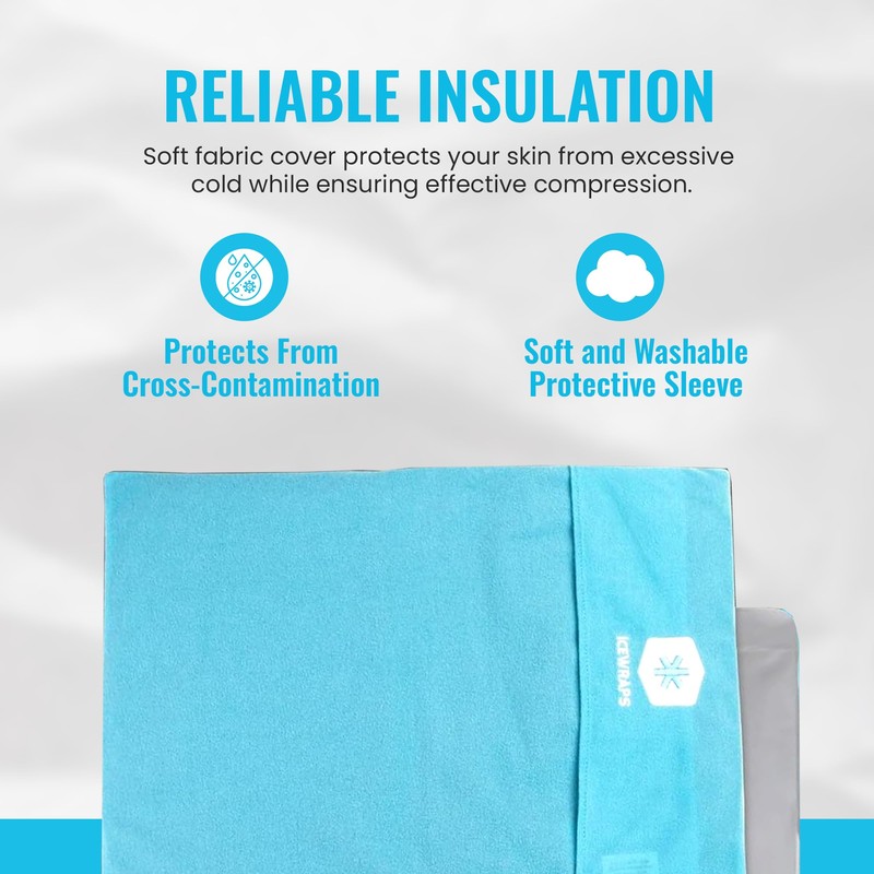 ICEWRAPS Extra Cover ONLY for 12"x21" Clay Ice Pack |