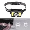 COB Head Lamp USB Rechargeable Led Head Lamp IPX4 Waterproof