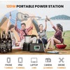 HOWEASY 120W Portable Power Station, 88WH Solar Generator, Lithium Battery