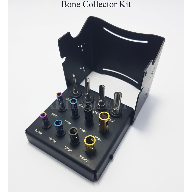 12 Pcs Bone Collector Kit Chip Maker Drills & Stopper