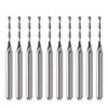 EU_HOZLY 3.175X1.5X12mm Two Flutes Solid Carbide Micro End Milling Cutters