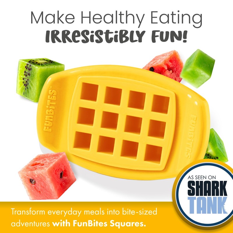 FUNBITES Sandwich Cutter for Kids Lunch, Mini Cookie Cutters, Bento