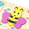 5pcs Baby Jigsaw Puzzles Animal Shaped Colorful Printing Educational Hands