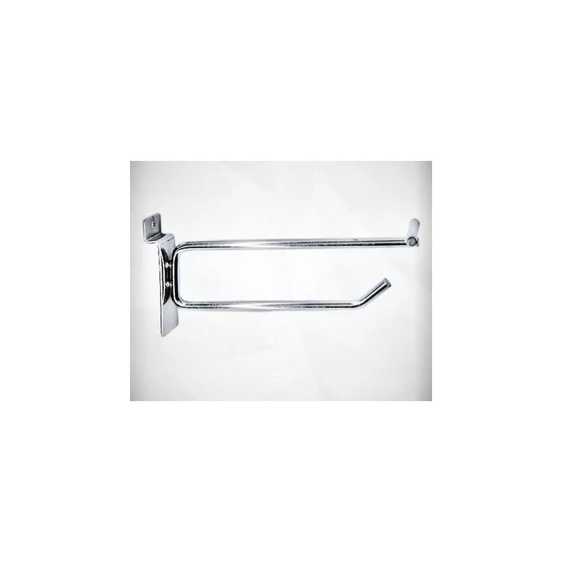 Exhivit Gancho Blister Cromo P/panel Ranurado 15 Cms C/50pzs