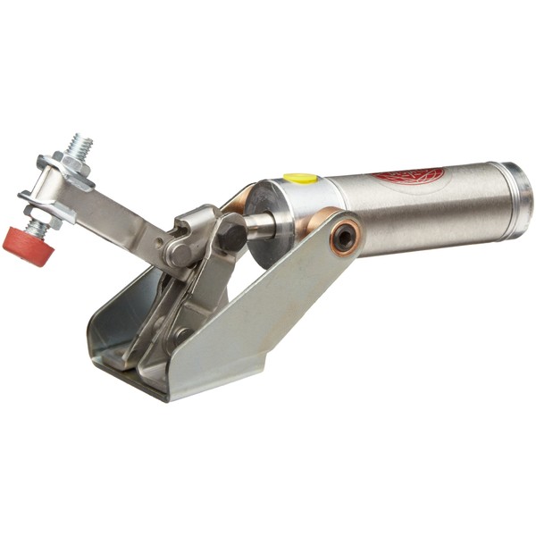 DE-STA-CO 812-U Pneumatic Hold-Down Clamp with U-Bar, 150 lb Hold Capacity