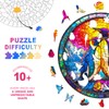 Wooden Puzzles for Adults - Challenging Colorful Couple Penguins Adult