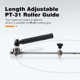 PT-31 Circinus Roller Guide Wheel LG40 Circle Guide JG-40 WSD-40 Roller Guide Compass Fit PT-31 Plasma Cutting Torch CUT40 CUT50D LGK40 Length 40cm