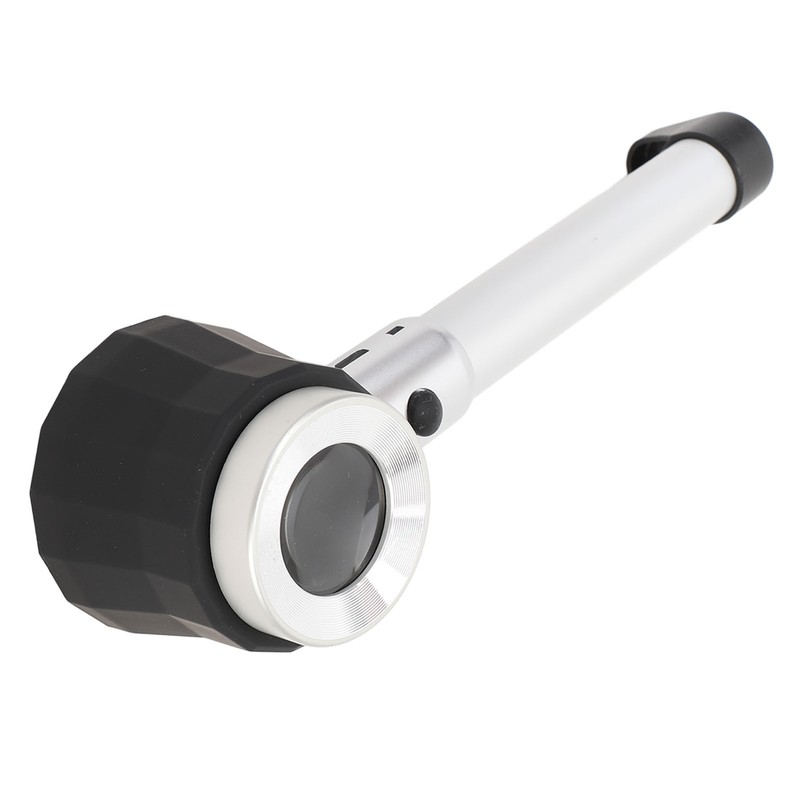 Handheld 45X Magnifier Loupe Optical Glass Magnifying Glass LED Magnifier