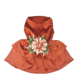 Wedding Dog Dress | Dog Flower Girl Dress | Terra Cotta Wedding | Dog Clothes XS-5XL (XXX-Large)