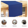 Encasa Table Runner for 6 seater Dining | Solid Blue