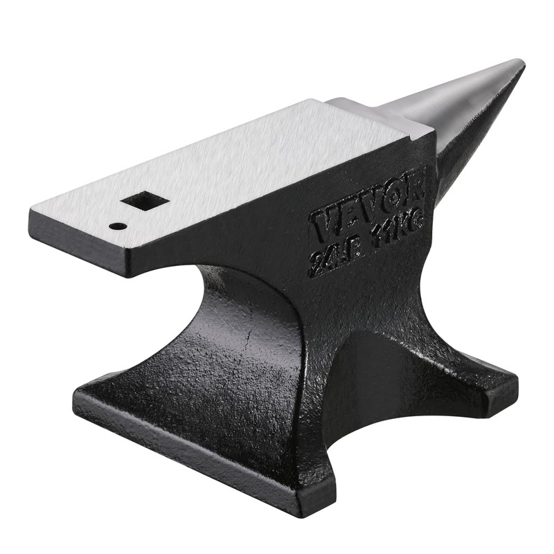 VEVOR Single Horn Anvil, 25lbs Cast Steel Anvil with Stable