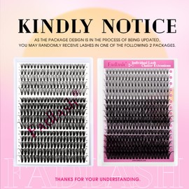 Individual Lashes 300pcs 20D+40D+50D Mixed Lash Clusters D Curl Cluster Lashes Natural Look Lash Clusters Extensions Cluster Lashes DIY Eyelash Extension Supplies (20D/40D/50D-0.07D, 10-18mm)