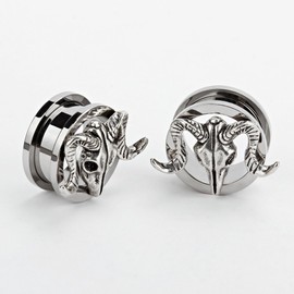 KUBOOZ Artiglio 2pcs Retro Punk Ear Stretcher Expander 6mm to 25mm, 316L