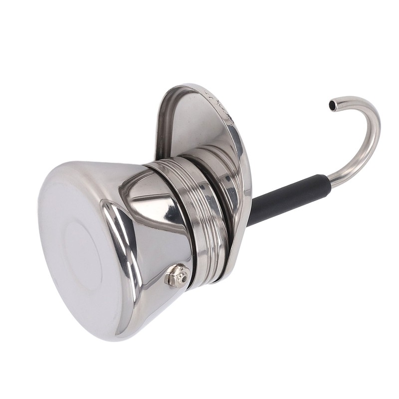 Single Spout Mocha Pot Stainless Steel Lightweight Italian Coffee Maker
