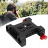 1/4in Camera Mounting Base Plate Aluminum Alloy 15mm Diameter DSLR