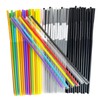 YAOSHENG Water cup Straw 10.23" x 0.23"Solid Colors Flexible Drinking