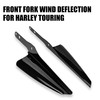 Front Fork Mount Wind Deflectors Windshield Accessories for Harley Touring