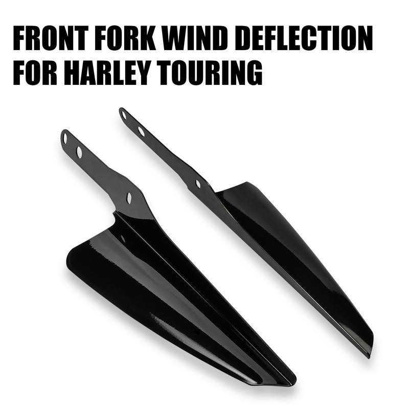 Front Fork Mount Wind Deflectors Windshield Accessories for Harley Touring