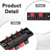 uxcell 4 Way Spring Terminal Clip Push Release Connector Plate