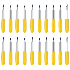 20 Pcs Fine Point Replacement Blades Compatible with Explore Air 2/Air 3/Explore 4/Maker/Maker 3/Maker 4 Cutting Machines(Yellow 30 Degree Fine Point Blades)