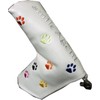 Paw Embroidered Golf Putter Cover Pin Type Magnetic