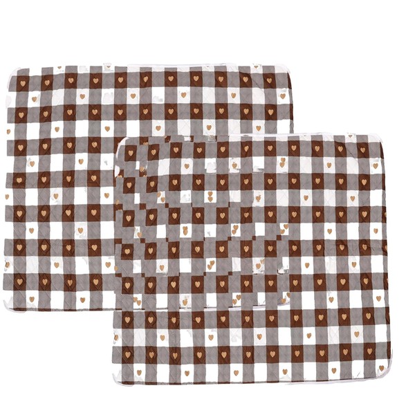 2 PCS Washable Incontinence Pads, Waterproof Sheets for Bed Wetting,