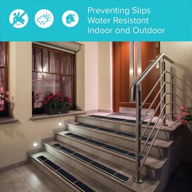 Lifegrip Anti Slip Traction Tape With Reflective Stripe, 4 Inch X 30 F