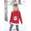 Sirdar DK Knitting Pattern 2373 - Childrens Reindeer Christmas Sweater