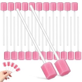 Isopos, Hisopos para Uso Diario, 100 Unidades, Diseño con Esponja, Prácticos para Múltiples Aplicaciones, Material Suave y Absorbente, Formato Conveniente para el Hogar