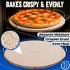 KitchenStar 16-inch Pizza Stone for Oven and BBQ Grill with