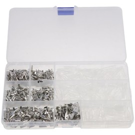 SHUATI 360Pcs Crimp Terminal, Wire Quick Splice Block Terminals, Electrical 2.8/4.8/6.3mm Male and Female Spade Connector for Wiring Car Audio Speaker