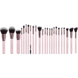 Beauty Creations Set De Brochas Pretty And Perfect 24 Piezas Con Estuche Color Rosa