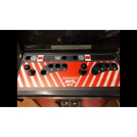 Neo Geo Arcade Control Panel Overlay (CPO) - 23.6 x 9.25 inches