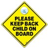Child on Board Car Sign with Suction Cup Baby on