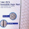 Hair Net Brown - 60Pcs - 24 inchess Invisible Nylon