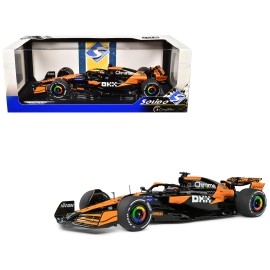 DCD McLaren MCL38 #81 Oscar Piastri "OKX" 2024 Formula One F1 Australian GP 1/18 Scale Competition Series Diecast Model Wheels