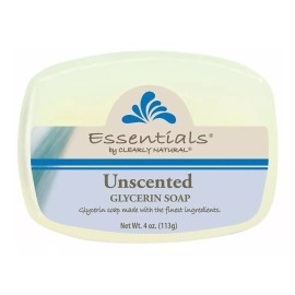 Clearly Natural Claramente Natural Essentials Glycerin Bar Jabón, 12 Count