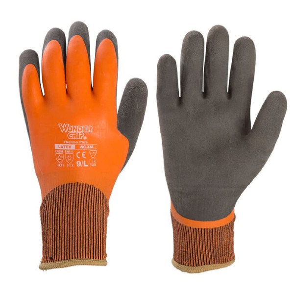 Uniworld WG-338 Kokugo Thermal Gloves, Medium, Orange